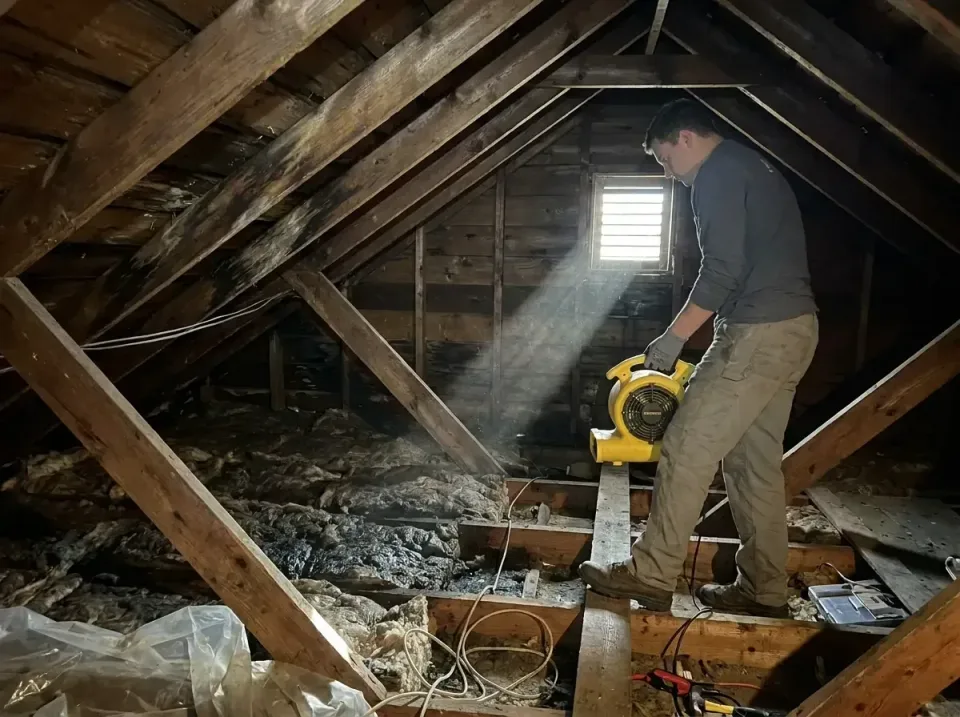 attic-water-damage-drying-proc-007 — frequently asked questions, Emergency Water Extraction & 24/7 Flood Response in Goulds,…